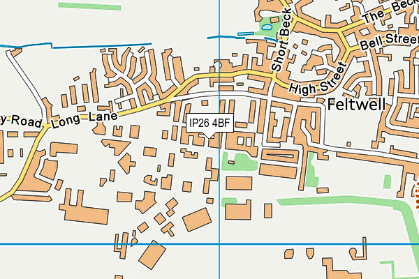 IP26 4BF map - OS VectorMap District (Ordnance Survey)