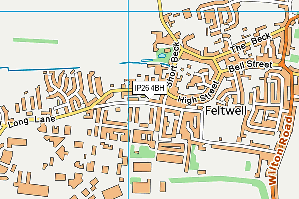 IP26 4BH map - OS VectorMap District (Ordnance Survey)