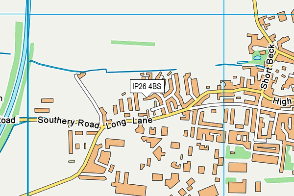 IP26 4BS map - OS VectorMap District (Ordnance Survey)