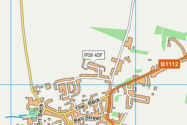 IP26 4DF map - OS VectorMap District (Ordnance Survey)