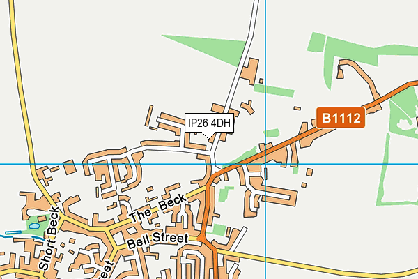 IP26 4DH map - OS VectorMap District (Ordnance Survey)