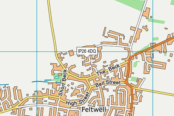 IP26 4DQ map - OS VectorMap District (Ordnance Survey)