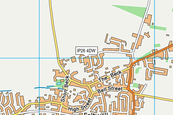 IP26 4DW map - OS VectorMap District (Ordnance Survey)