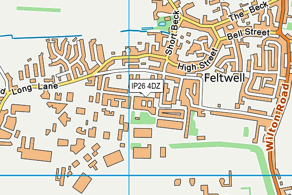 IP26 4DZ map - OS VectorMap District (Ordnance Survey)