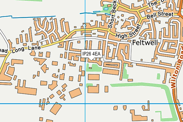 IP26 4EA map - OS VectorMap District (Ordnance Survey)