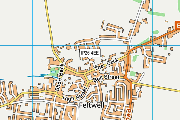 IP26 4EE map - OS VectorMap District (Ordnance Survey)