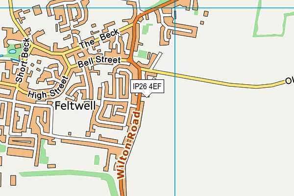 IP26 4EF map - OS VectorMap District (Ordnance Survey)