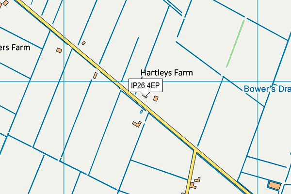 IP26 4EP map - OS VectorMap District (Ordnance Survey)