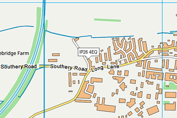 IP26 4EQ map - OS VectorMap District (Ordnance Survey)