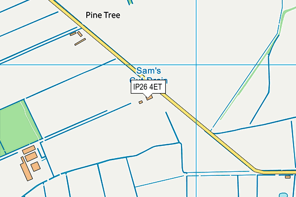 IP26 4ET map - OS VectorMap District (Ordnance Survey)