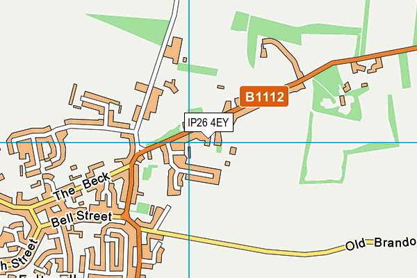 IP26 4EY map - OS VectorMap District (Ordnance Survey)