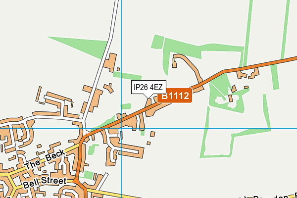 IP26 4EZ map - OS VectorMap District (Ordnance Survey)