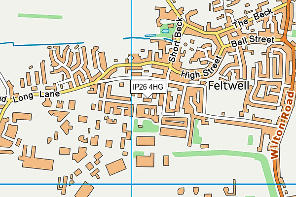 IP26 4HG map - OS VectorMap District (Ordnance Survey)