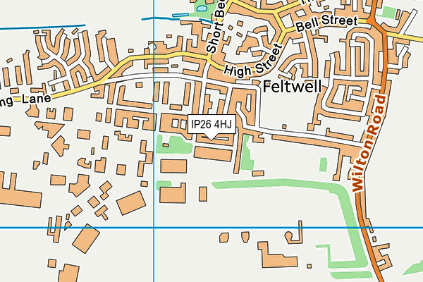 IP26 4HJ map - OS VectorMap District (Ordnance Survey)