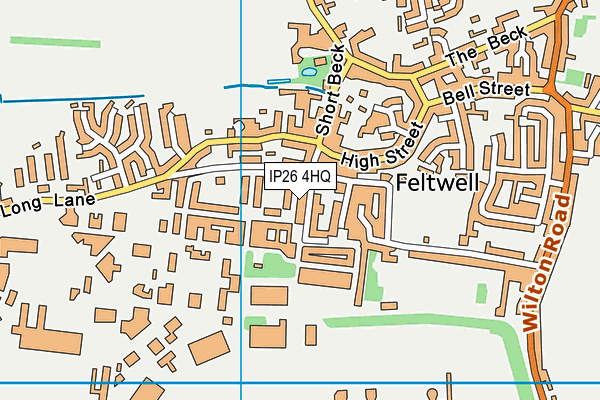 IP26 4HQ map - OS VectorMap District (Ordnance Survey)