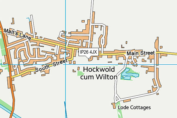 IP26 4JX map - OS VectorMap District (Ordnance Survey)