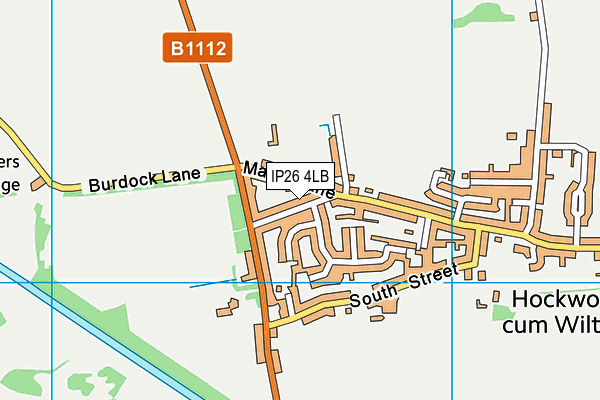IP26 4LB map - OS VectorMap District (Ordnance Survey)