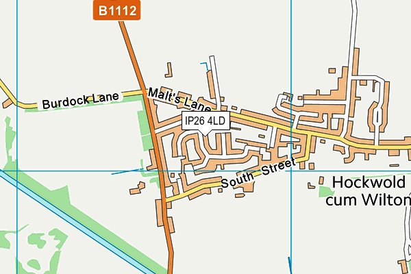 IP26 4LD map - OS VectorMap District (Ordnance Survey)