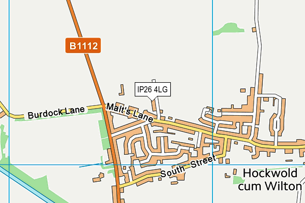 IP26 4LG map - OS VectorMap District (Ordnance Survey)