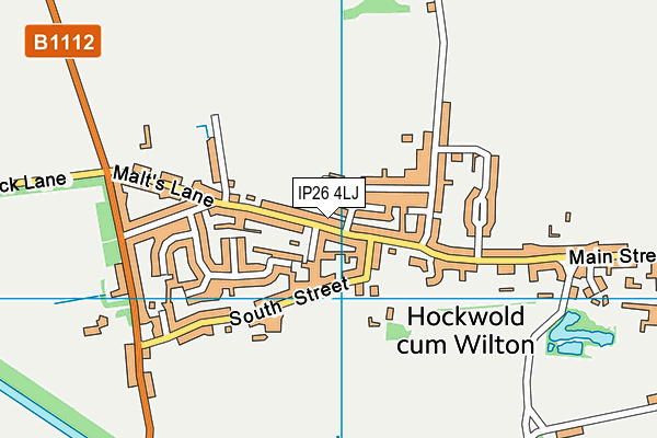 IP26 4LJ map - OS VectorMap District (Ordnance Survey)