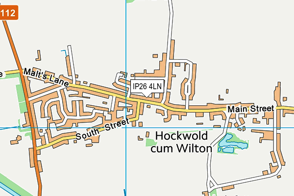 IP26 4LN map - OS VectorMap District (Ordnance Survey)