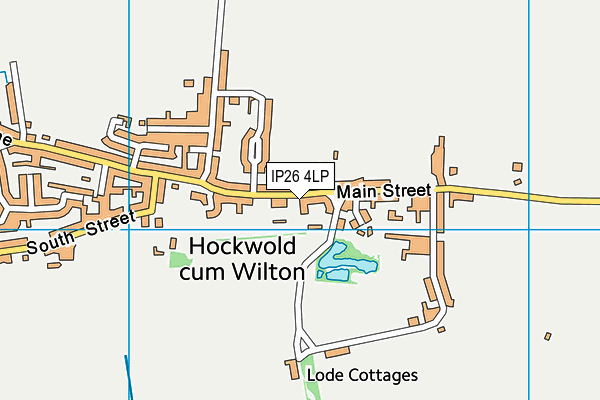 IP26 4LP map - OS VectorMap District (Ordnance Survey)