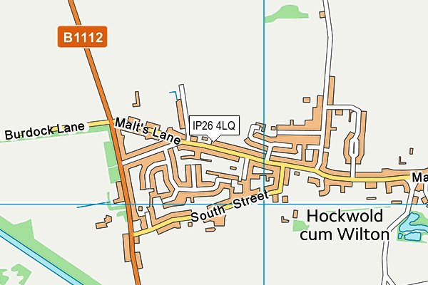 IP26 4LQ map - OS VectorMap District (Ordnance Survey)