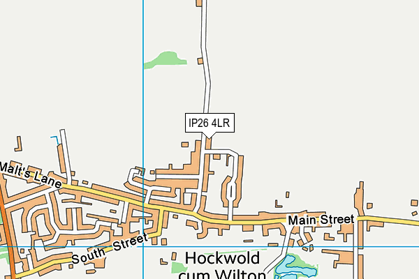 IP26 4LR map - OS VectorMap District (Ordnance Survey)