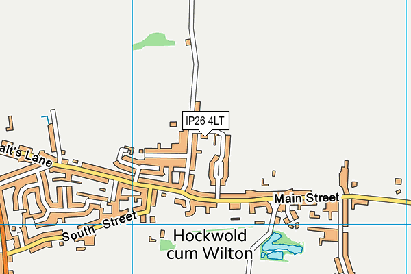 IP26 4LT map - OS VectorMap District (Ordnance Survey)