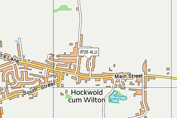 IP26 4LU map - OS VectorMap District (Ordnance Survey)