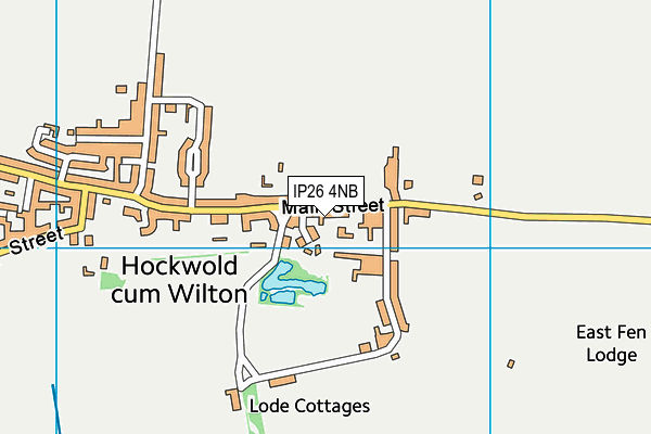 IP26 4NB map - OS VectorMap District (Ordnance Survey)