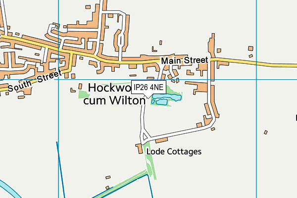 IP26 4NE map - OS VectorMap District (Ordnance Survey)