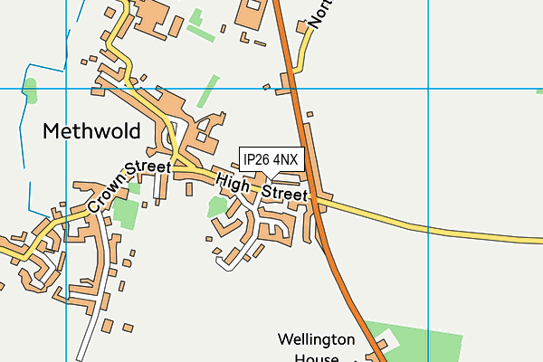 Map of BULRUSH (NORFOLK) LTD at district scale