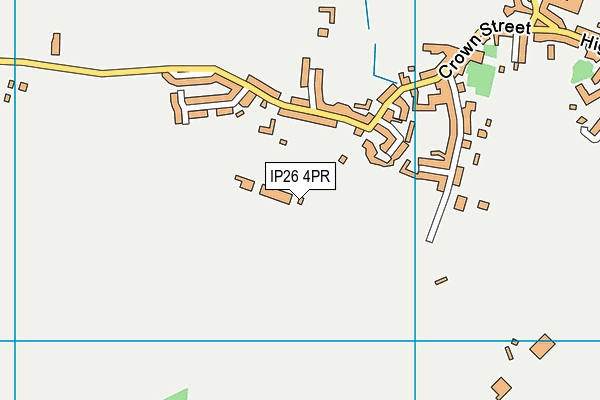 IP26 4PR map - OS VectorMap District (Ordnance Survey)