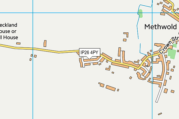 IP26 4PY map - OS VectorMap District (Ordnance Survey)