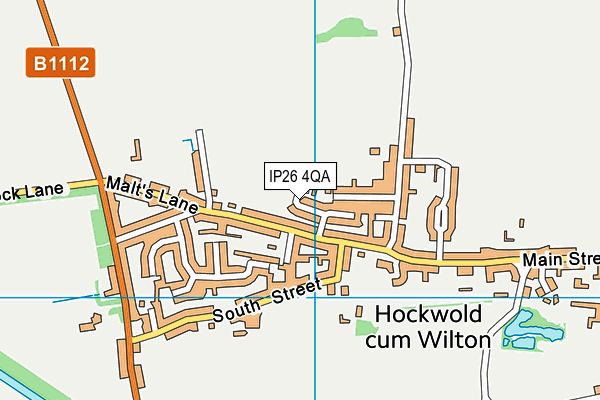 IP26 4QA map - OS VectorMap District (Ordnance Survey)