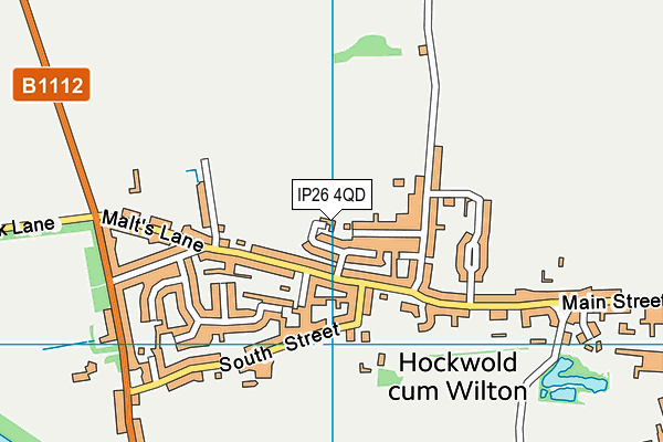 IP26 4QD map - OS VectorMap District (Ordnance Survey)