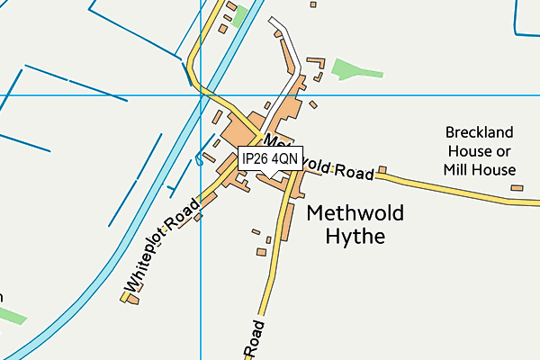 IP26 4QN map - OS VectorMap District (Ordnance Survey)