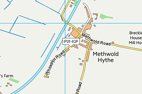 IP26 4QP map - OS VectorMap District (Ordnance Survey)