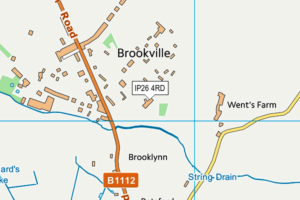 IP26 4RD map - OS VectorMap District (Ordnance Survey)