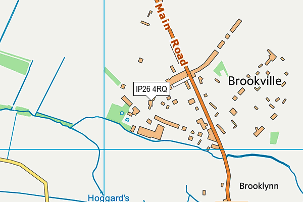 IP26 4RQ map - OS VectorMap District (Ordnance Survey)