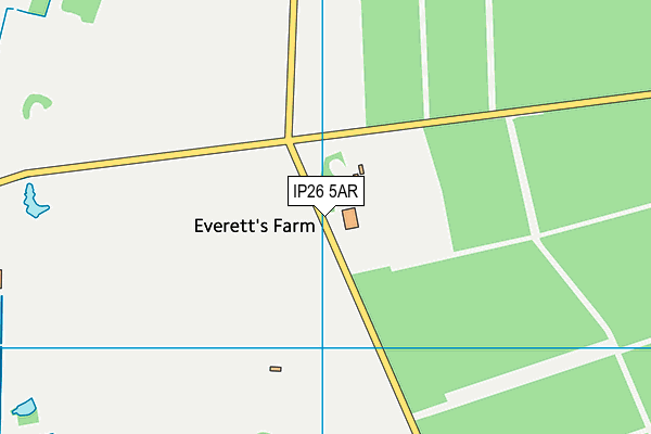 IP26 5AR map - OS VectorMap District (Ordnance Survey)