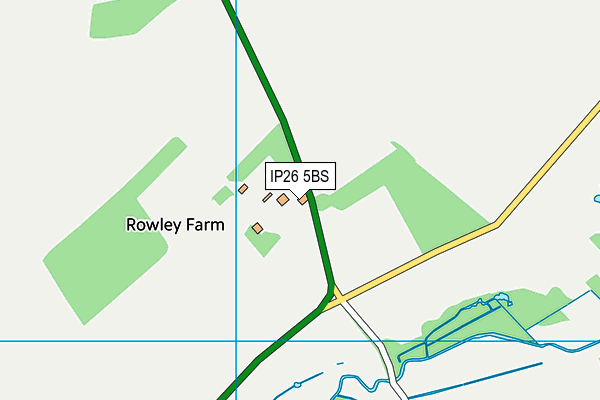 IP26 5BS map - OS VectorMap District (Ordnance Survey)