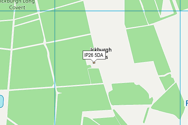 IP26 5DA map - OS VectorMap District (Ordnance Survey)