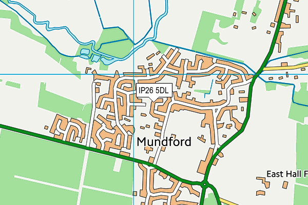 IP26 5DL map - OS VectorMap District (Ordnance Survey)