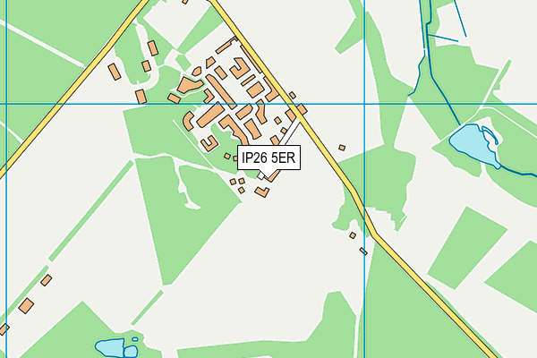 IP26 5ER map - OS VectorMap District (Ordnance Survey)