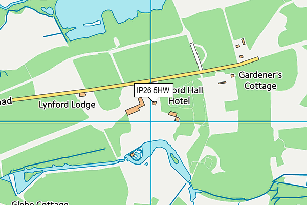 IP26 5HW map - OS VectorMap District (Ordnance Survey)