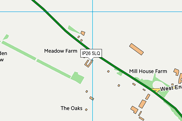 Sheridan House School map (IP26 5LQ) - OS VectorMap District (Ordnance Survey)