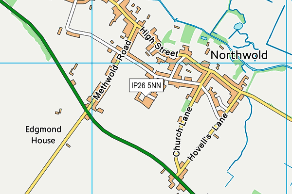 IP26 5NN map - OS VectorMap District (Ordnance Survey)