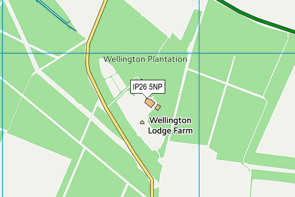 IP26 5NP map - OS VectorMap District (Ordnance Survey)